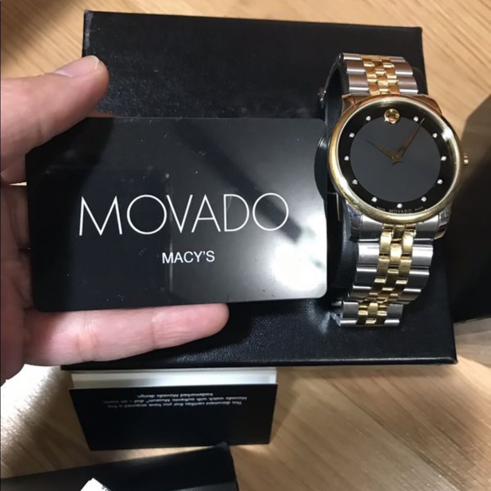 Movado Men’s swiss museum classic with diamond